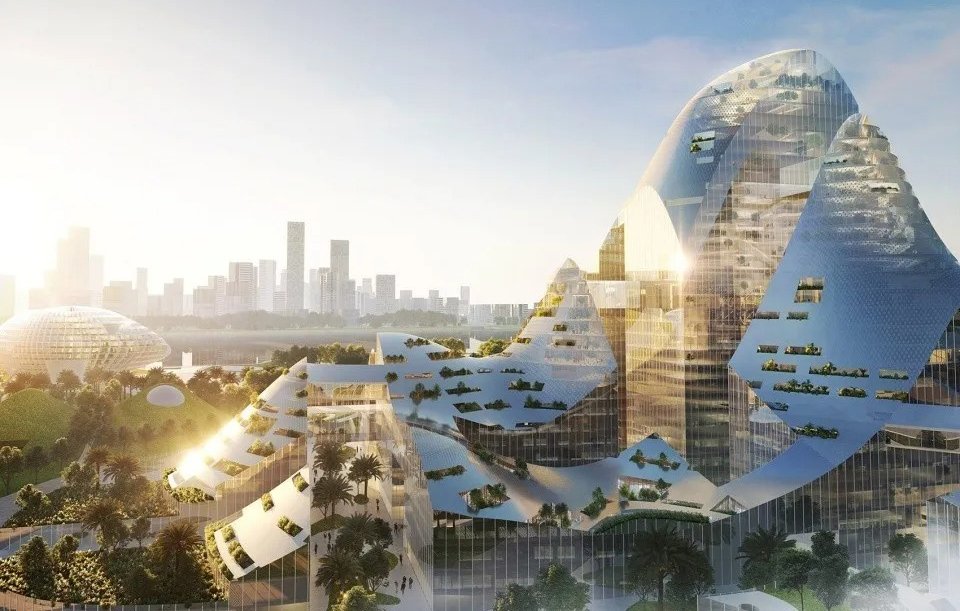 腾讯新总部“科技岛”方案发布，智能技术的魅力